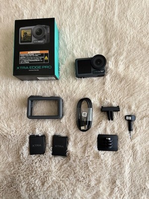 Xtra Edge Pro Action Camera,4K Vlogging Camera Waterproof,Night View, open box