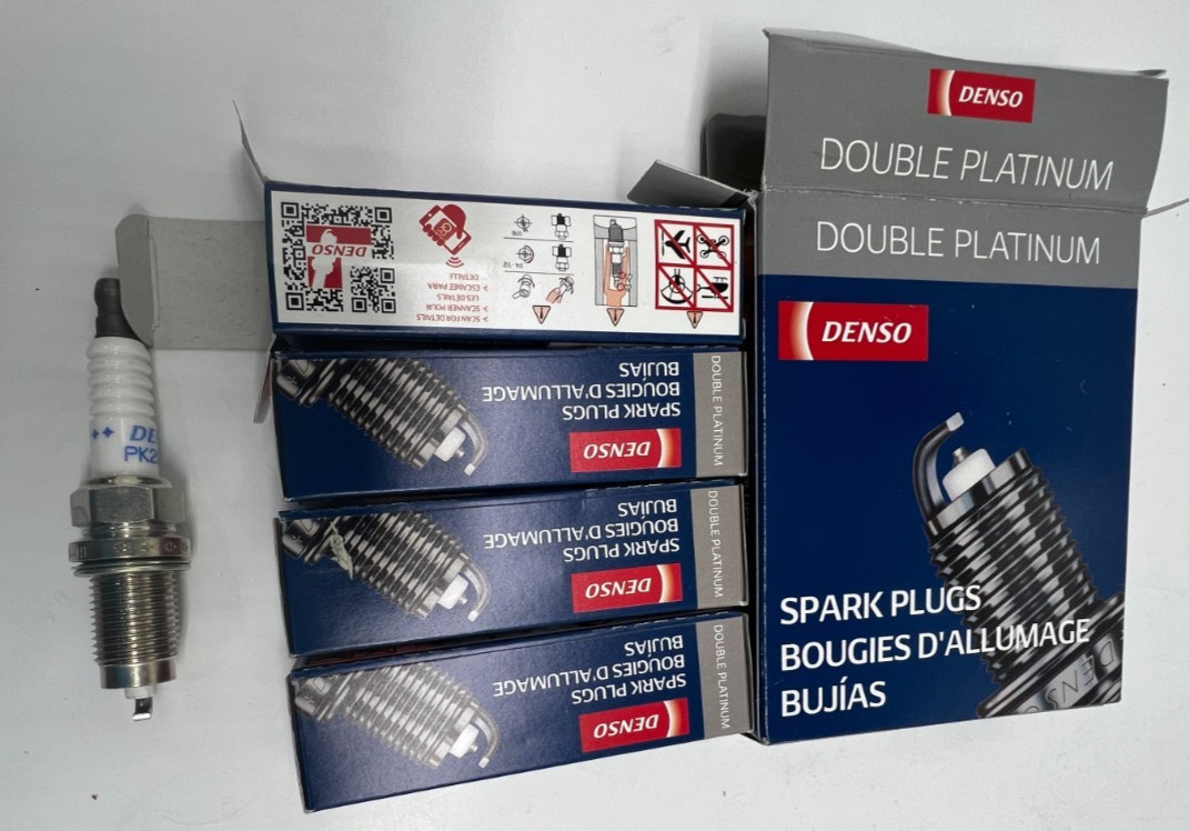 QTY 4 Denso 3326 PK20GR8 Double Platinum Spark Plug for 2015 Volkswagen Jetta