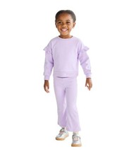 Carter's Boys Girls Top T-Shirt Pants Purple Multicolor 3-Piece Playwear