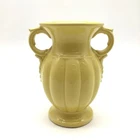 New ListingVintage McCoy Double Handled Yellow Fern vase 1940's