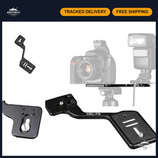 Aluminum Camera Flash Bracket Tripod Mount Extension Bar 1/4" Screw for DSLR LED
