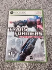 Transformers: War for Cybertron Xbox 360 Complete w/ Case Tested