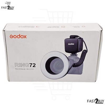 Godox Ring72 LED Makro Ringleuchte für Kamera Fotografie Beleuchtung