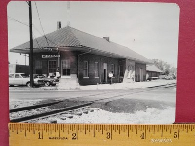 TEXAS & PACIFIC RAILROAD UNION STATION EX P&MP MT ANGENEHMES TEXAS ORIGINALFOTO