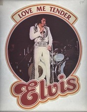 Original Vintage 1977 Elvis Love Me Tender Iron On Transfer