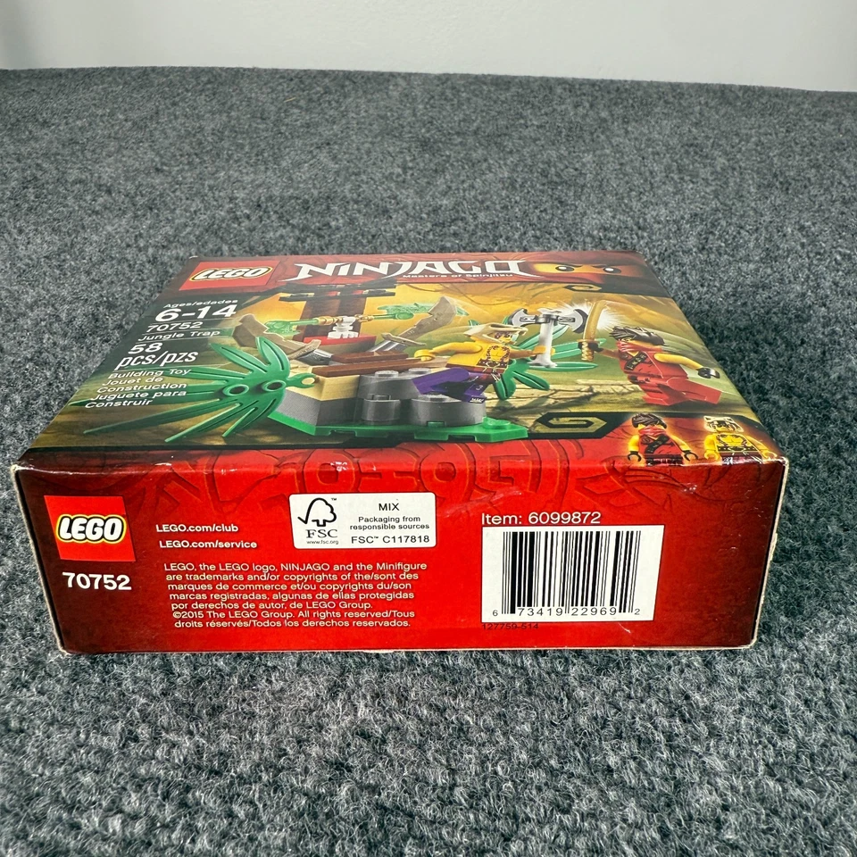 Lego 70752 Ninjago Jungle Trap Nuevo Sellado de Fábrica Foto 4 de 4