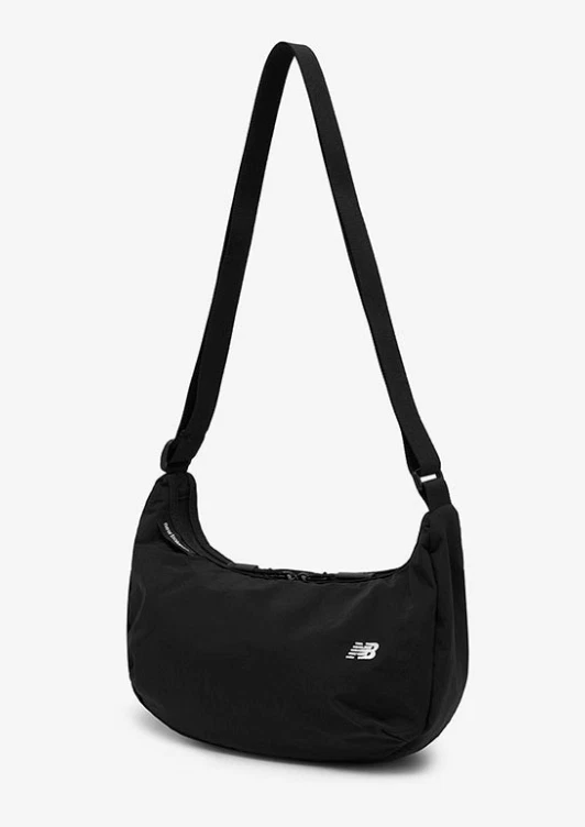 Bolso Bandolera New Balance All-Around Mate Brillante Hobo Informal Negro NBGCFF1101 Foto 2 de 4