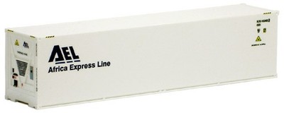 AWM SZ 40 ft Highcube Kühl-Container AEL Africa Express