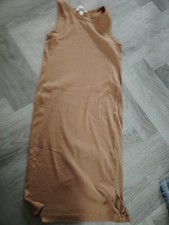 H&M Mama Musted Maternity Nursing Dress Ribbed Size Small