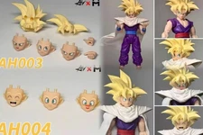 AH custom kid gohan ssj 1/12 shf yellow hair Head Sculpt kit AH003004 No Figure