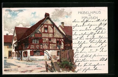 Artist postcard K. Mother: Wiesenttal, view of the lever house 1909 