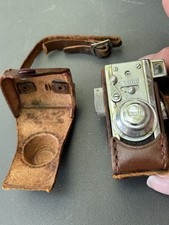 Vintage Steky Mini Spy Camera Lenses w Case 16 MM film Model III UNTESTED