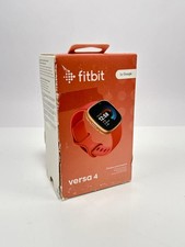 Fitbit Versa 4 Fitness Smartwatch GPS Heart Rate Sleep Pink Sand Copper