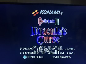 Castlevania III 3 Dracula&rsquo;s Curse - Nintendo NES (1989) Cartridge Only  Tested