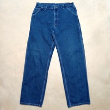 Carhartt Carpenter Jeans Fits 34x33 Relaxed Dungaree Workwear Denim Pants Y2K