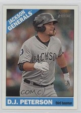 2015 Topps Heritage Minor League Edition DJ Peterson #127 m5x