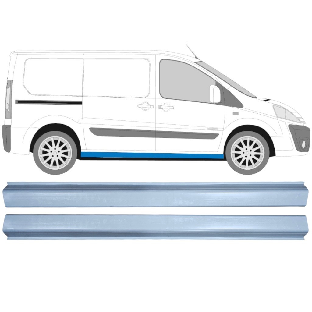 Sill repair panel for Fiat Scudo 2007-2016 / Set