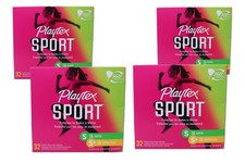 Playtex Sport Tampons Multipack Super, Super Plus 32 Ct, Fragrance Free - 2 Pack