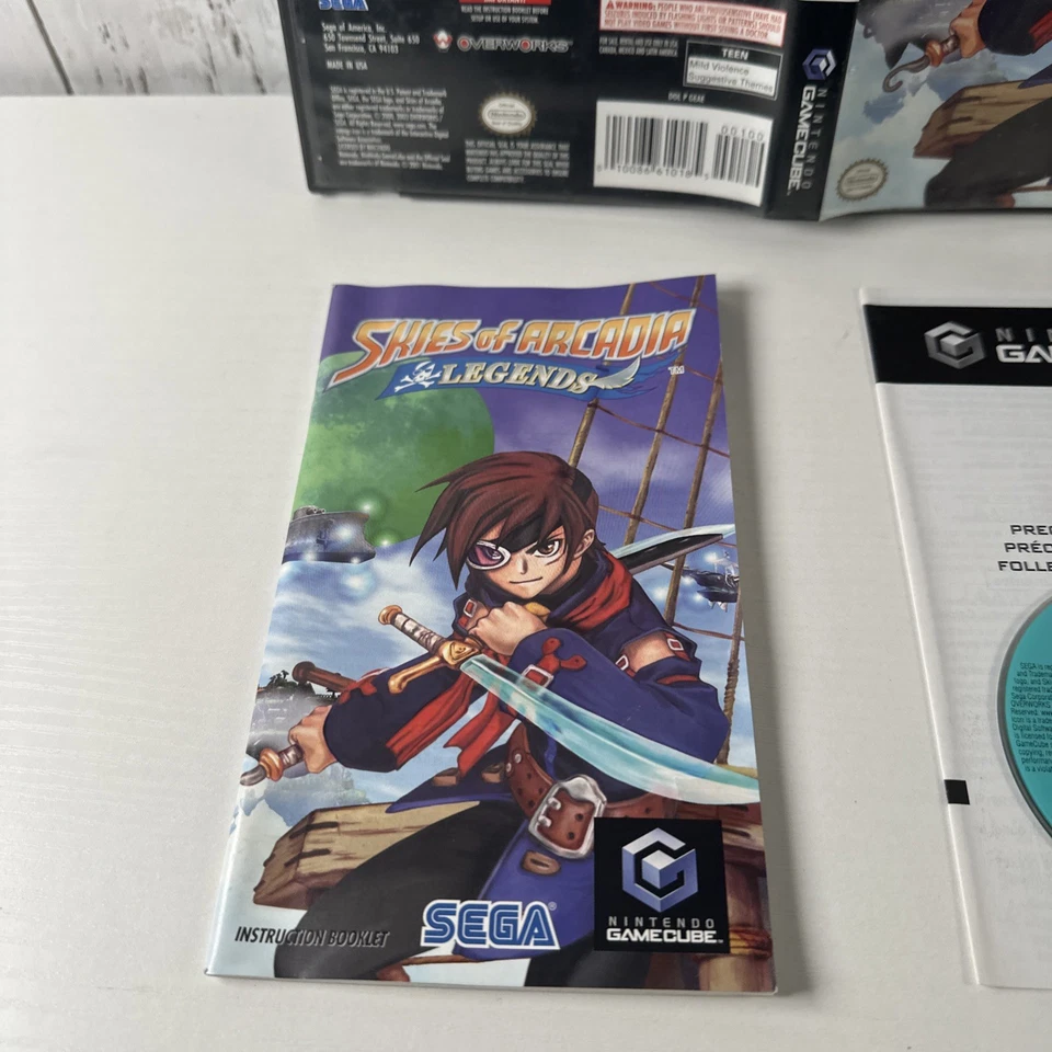 Skies of Arcadia Legends Nintendo GameCube Complete CIB - Image 2 of 4