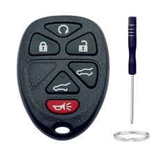 Key Fob Shell Replacement for Chevy Tahoe Suburban Cadillac Escalade 6 Button