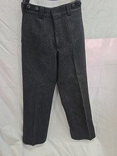 Vintage WOOLRICH hunting pants 28x29 thick wool MALONE tweed striped black