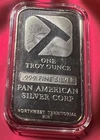 1 Troy oz 0.999 Fine Silver Bar - Pan American Silver Corp - Bullion
