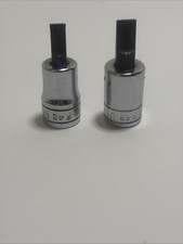 Snap-On F42 And F52 Slotted 3/8” Drive Sockets Snap-On Flat Head Sockets USA