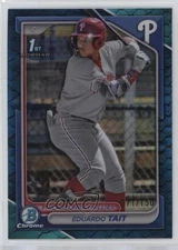 2024 Bowman Chrome Prospects Blue Reptilian Refractor /150 Eduardo Tait #BCP-164
