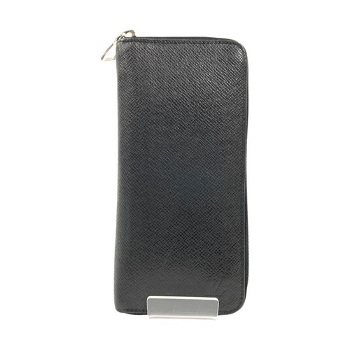 Used 〇〇 LOUIS VUITTON Taiga Zippy Wallet Vertical Long Wallet M30503 Black