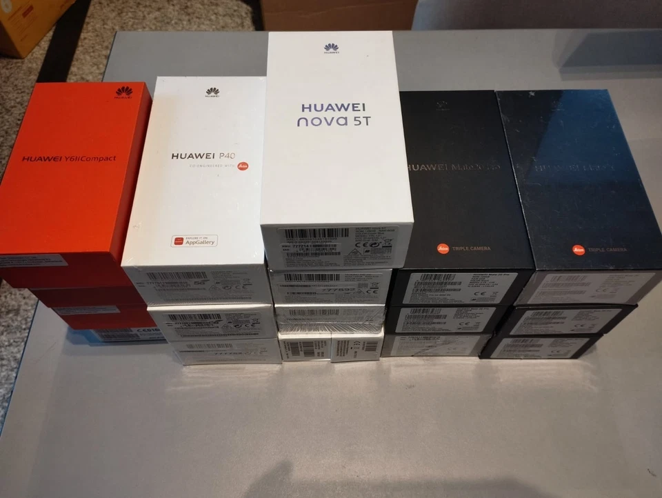 Huawei P40 (Dual SIM) - 128GB / 8GB  Silver Frost Smartphone NEW OVP ANA-NX9 - Immagine 3 di 3
