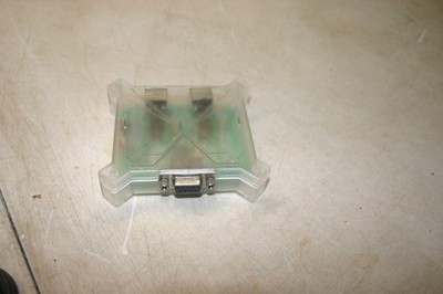 Hub w/ 9-pin female d-sub serial input, parsing out 2 PC (ps/2) female outputs