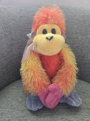 Wal-Mart Brand Orange Monkey Stuffed Animal Plush