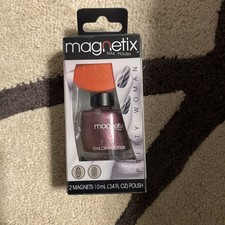 Pretty Woman Magnetix Nail Polish 2 Magnets Designs Burgundy Shimmer .34 oz