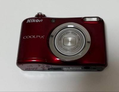 Nikon COOLPIX A10 Red Compact Digital Camera Tested Working Seller