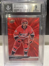 2024-25 UD Seth Jarvis 25/25 outburst red beckett 9