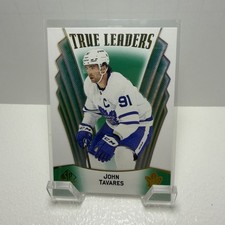 Upper Deck SP Authentic 2021-22 True Leaders TL-5 John Tavares Maple Leafs