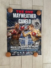 Floyd Mayweather Jr vs Canelo Alvarez THE ONE Slone Art Edition Boxing Poster