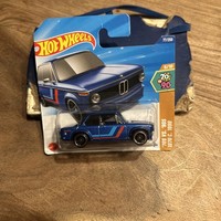 Hot Wheels Bmw 2002 Blau Neu ‘70S Vs. ‘90S 1970 C. 1990 77/250 5/10