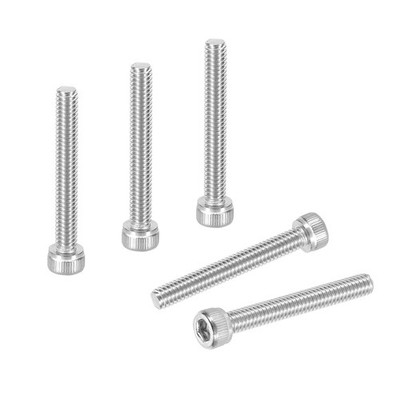 20Pcs #8-32 x 1-1/4'' Socket Head Cap Screws Bolts, Silver