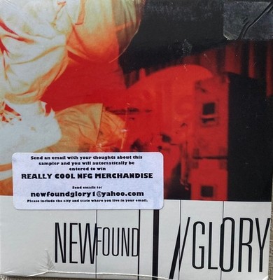 NEW FOUND GLORY  4-track promo CD sampler with PicCover  STILL SEALED!