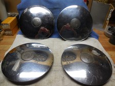 Porsche 356911912 Hub Caps Crests Disc Brake Cars Wsteel Wheels 4 Pcs Used Porsche 356911912 Hub Caps Crests Disc Brake Cars Wsteel Wheels 4 Pcs Used