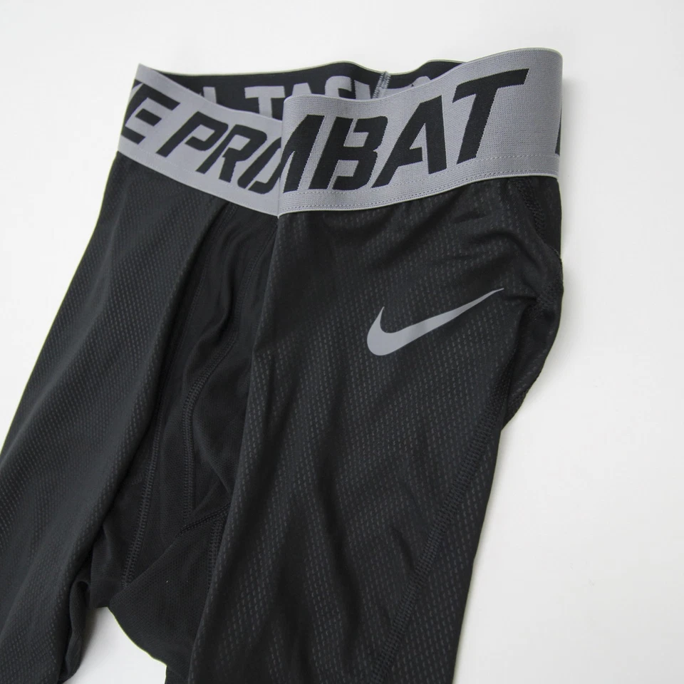 Pantalones de compresión Nike Pro Combat para hombre negros usados Foto 3 de 4