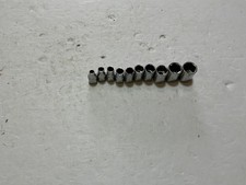 Craftsman 14 Drive 10 Pc Metric Shallow Socket Set 4mm-13mm 6pt Usa Made Craftsman 14 Drive 10 Pc Metric Shallow Socket Set 4mm-13mm 6pt Usa Made