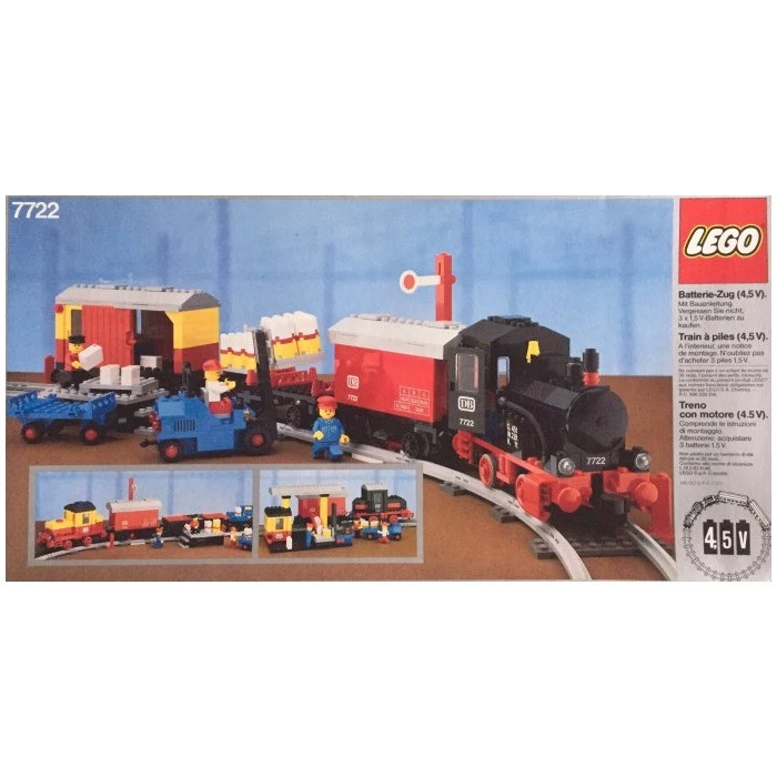 LEGO 7722 Steam Cargo Train - 100% Complete w/ Box and Instructions - Image 2 of 4