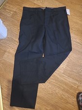 Brand New Mens Amazon Essentials Size 36x30 Black Classic Fit Trousers