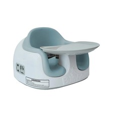 Bumbo Toddler Multi Seat 3-in-1 Booster High Chair and Tray, White/Desert Mirage