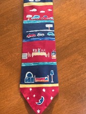 Save The Children's Dad's Day Silk Neck Tie Made In USA