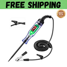 Automotive Test Light with 3-48V LED Digital Display, Automotive Circuit Tester