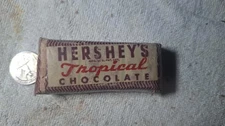 1945 Red Rare Hershey Tropical Vintage Ration CONDITION Military Ration GOO