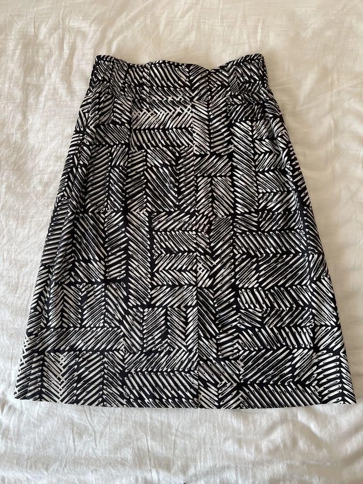 Marimekko Falda Estampado Geométrico Talla M Foto 2 de 4